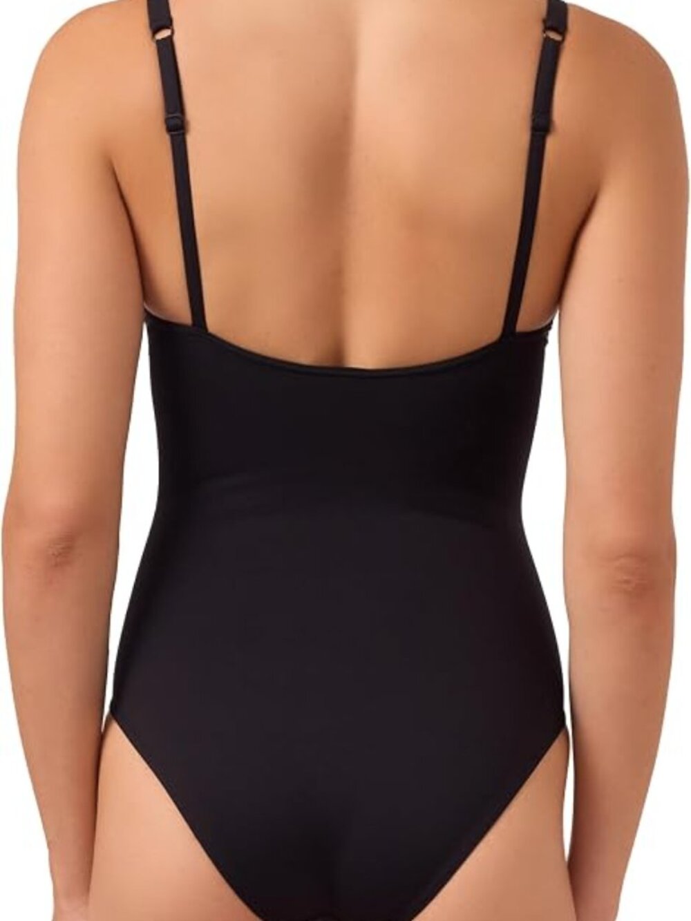$465 NWT Wolford Mat de Luxe Swim Forming Body NWT Black Medium C Cup One Piece - Picture 9 of 14